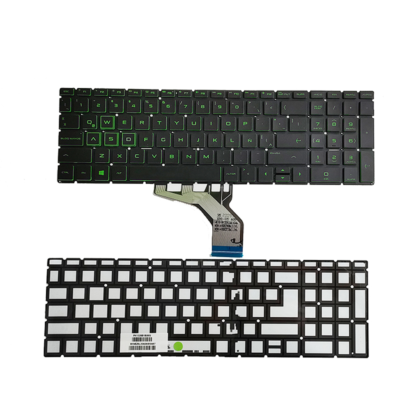 TECLADO PARA HP GAMER 5-DK 15-DA 15-DB 15-EC 15DU 17-BY 250 G7 VERDE