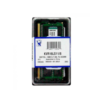 MEMORIA RAM SODIM (LAPTOP) KINGSTON 8GB DDR3L PC3L 12800 1600