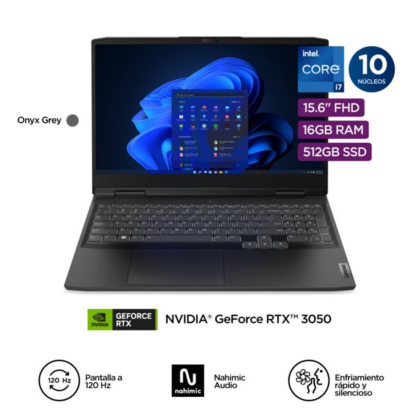 LAPTOP  LENOVO IDEAPAD GAMING 3 MODELO: 15IAH7